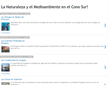 Tablet Screenshot of naturalezaenconosur.blogspot.com
