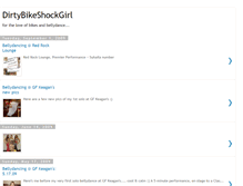 Tablet Screenshot of dirtybikeshockgirl.blogspot.com