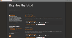 Desktop Screenshot of bighealthystud.blogspot.com