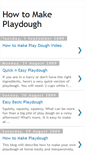 Mobile Screenshot of how-to-make-playdough.blogspot.com