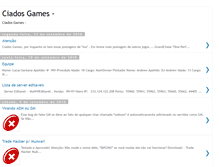 Tablet Screenshot of ciados---games.blogspot.com