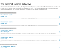 Tablet Screenshot of internetincomedetective.blogspot.com