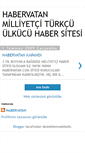 Mobile Screenshot of habervatancom.blogspot.com
