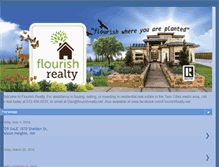 Tablet Screenshot of flourishrealty.blogspot.com
