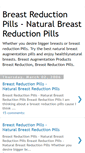 Mobile Screenshot of breast-reduction-pills.blogspot.com