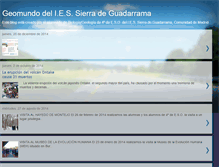 Tablet Screenshot of geoiessierradeguadarrama.blogspot.com