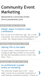 Mobile Screenshot of communityeventmarketing.blogspot.com