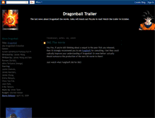 Tablet Screenshot of dragonball-trailer.blogspot.com