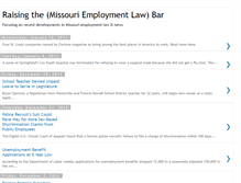 Tablet Screenshot of missouriemploymentlaw.blogspot.com