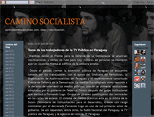 Tablet Screenshot of caminosocialista.blogspot.com