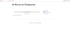 Desktop Screenshot of mirinconenfotogramas.blogspot.com