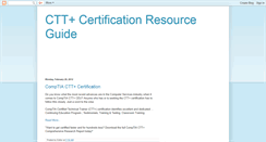 Desktop Screenshot of ctt-resource-guide.blogspot.com