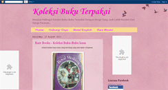 Desktop Screenshot of koleksibukuterpakai.blogspot.com