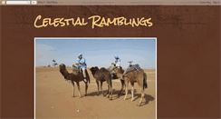 Desktop Screenshot of celestialrambling.blogspot.com