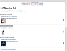 Tablet Screenshot of nonverbalart.blogspot.com