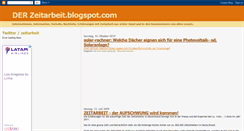 Desktop Screenshot of derzeitarbeit.blogspot.com