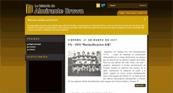 Desktop Screenshot of lahistoriadealmirantebrown.blogspot.com