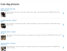Tablet Screenshot of cute-dog-pictures.blogspot.com