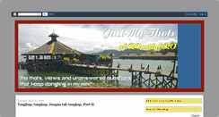 Desktop Screenshot of just-mythots.blogspot.com