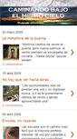 Mobile Screenshot of caminandobajoelmismocielo.blogspot.com