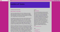 Desktop Screenshot of gardenofgems.blogspot.com