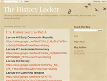 Tablet Screenshot of historylocker.blogspot.com