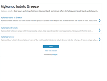 Tablet Screenshot of mykonosgreecehotels2010.blogspot.com