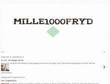 Tablet Screenshot of mille1000fryd.blogspot.com