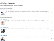 Tablet Screenshot of dibabycollections.blogspot.com