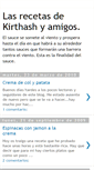 Mobile Screenshot of lasrecetasdekirthash.blogspot.com