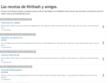 Tablet Screenshot of lasrecetasdekirthash.blogspot.com