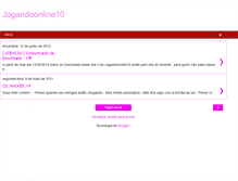 Tablet Screenshot of jogandoonline10.blogspot.com