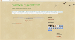 Desktop Screenshot of carmendiscentium.blogspot.com