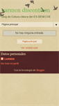 Mobile Screenshot of carmendiscentium.blogspot.com