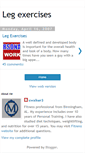 Mobile Screenshot of leg-exercises-1.blogspot.com