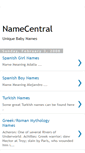 Mobile Screenshot of namecentral.blogspot.com