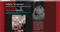 Desktop Screenshot of lobatoalaparato.blogspot.com