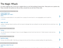 Tablet Screenshot of magicwhack.blogspot.com