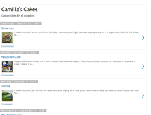 Tablet Screenshot of camilles-cakes.blogspot.com