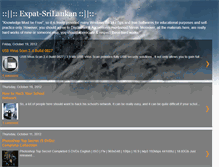 Tablet Screenshot of expat-srilankan.blogspot.com