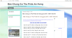 Desktop Screenshot of chungcutheprideanhung.blogspot.com