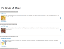 Tablet Screenshot of d-power-of-three.blogspot.com