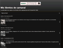 Tablet Screenshot of mislibretosdecarnaval.blogspot.com