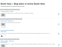 Tablet Screenshot of death-note-animes.blogspot.com