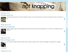 Tablet Screenshot of notknapping.blogspot.com