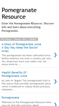 Mobile Screenshot of pomegranate-resource.blogspot.com