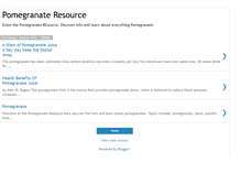 Tablet Screenshot of pomegranate-resource.blogspot.com