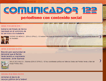 Tablet Screenshot of comunicador122.blogspot.com