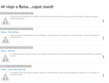 Tablet Screenshot of cuandoviajearoma.blogspot.com