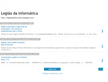 Tablet Screenshot of legiaodainformatica.blogspot.com